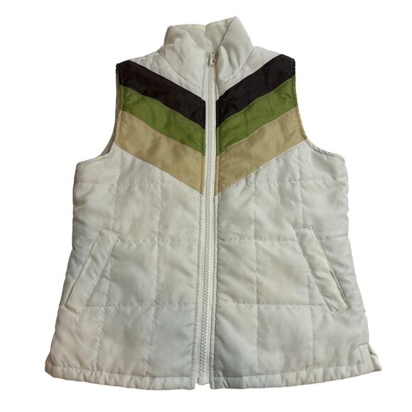 Vintage Refuge Vest Retro Light Puffer Sz Med Gorpcore Outdoors 90s Y2K **READ** - Picture 1 of 8